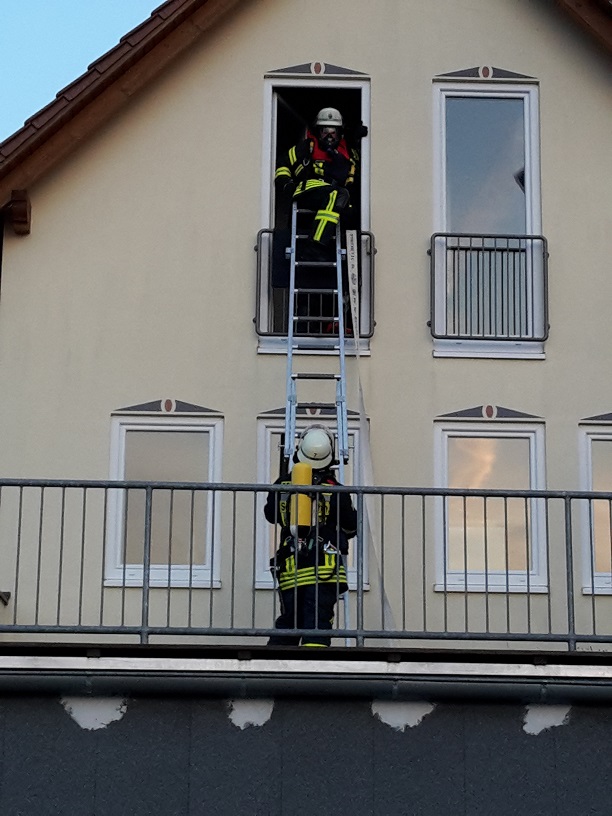 Übung Gebäudebrand 2